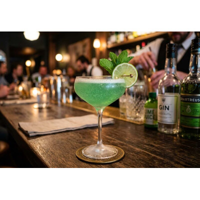 Wie macht man einen Emerald Fizz?