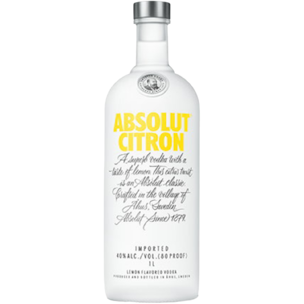 Absolut Vodka Citron (Zitrone) 40% Vol., 1,0 Liter