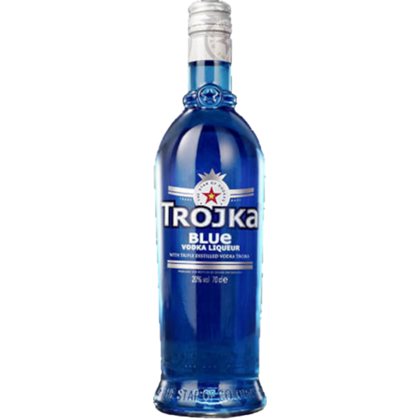 Trojka Vodka Blue 20% Vol., 0,7 Liter