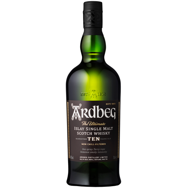 Ardbeg Ten 10 Jahre Islay Single Malt Scotch Whisky 46,0% Vol., 0,7 Liter