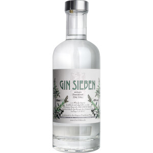 Gin Sieben echter Frankfurter Dry Gin 49,0% Vol., 0,5 Liter