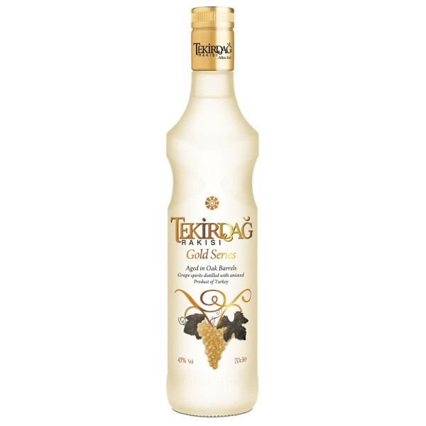 Tekirdag Rakisi Gold Series 45,0% Vol., 0,7 Liter