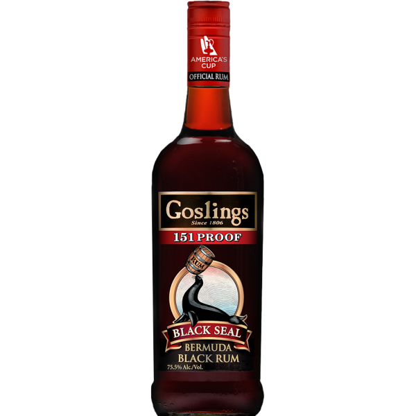 Goslings 151 Proof Black Seal Rum 75,5%, 0,7 Liter