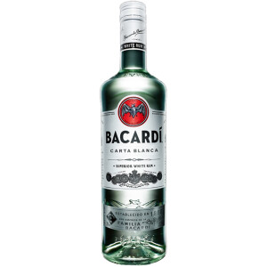 Bacardi Carta Blanca 37,5% Vol., 1,0 Liter