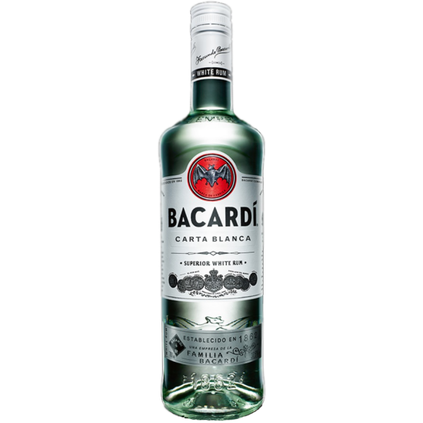 Bacardi Carta Blanca 37,5% Vol., 0,7 Liter