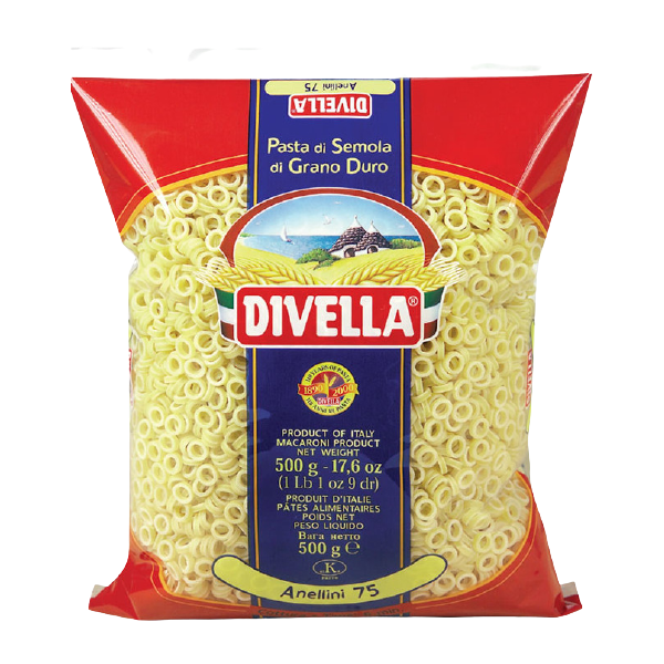 Anellini No. 75 Nudeln 0,05 kg | Divella