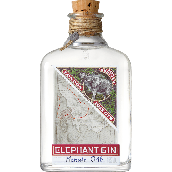 Elephant Gin London Dry Gin 45,0% Vol., 0,5 Liter
