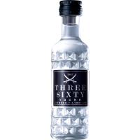 Three Sixty Vodka Diamond Filtration 37,5% Vol., 24 x 0,04 Liter Mini