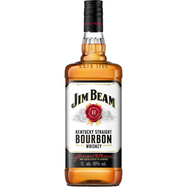 Jim Beam Kentucky Straight Bourbon Whiskey 40,0% Vol., 1,0 Liter