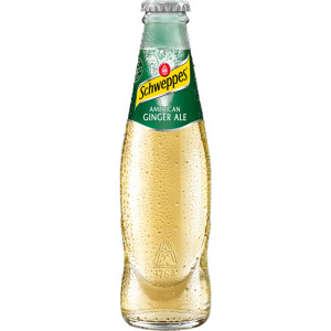 Schweppes American Ginger Ale 0,2 Liter Glas