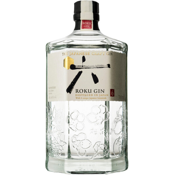 Roku Japanese Craft Premium Gin 43,0% Vol., 0,7 Liter
