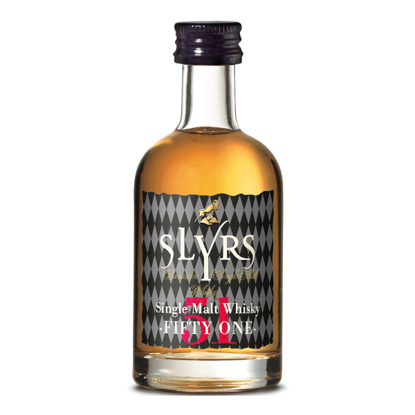 Slyrs Single Malt Whisky Fifty-One 51 % Vol., 0,05 Liter