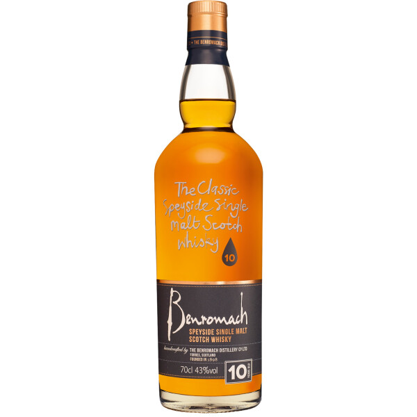 Benromach 10 Years Speyside Single Malt Scotch Whisky 43,0% Vol., 0,7 Liter