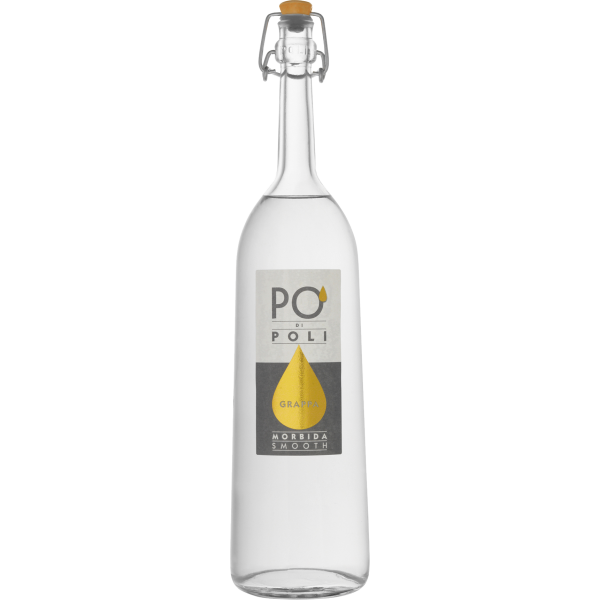Grappa Po di Poli Morbida (Moscato) 40,0% Vol., 0,7 Liter in Geschenkpackung | Poli