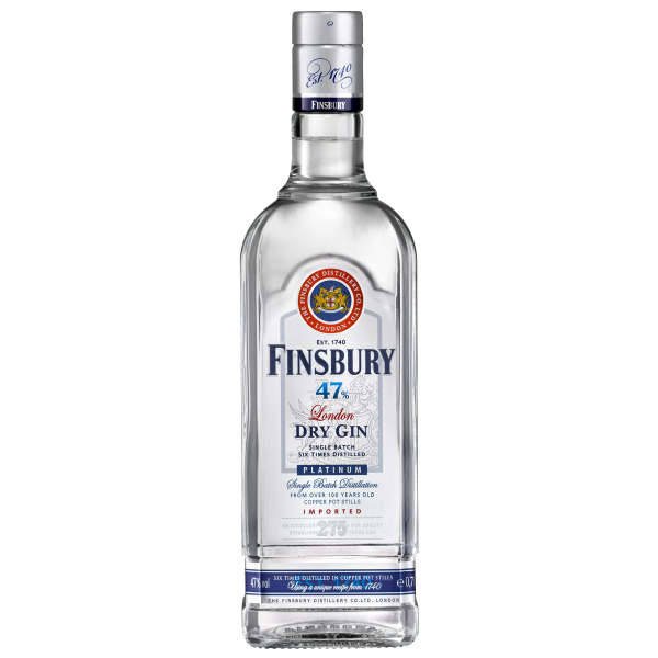 Finsbury Platinum London Dry Gin 47% Vol., 0,7 Liter