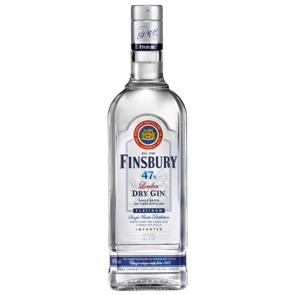 Finsbury Platinum London Dry Gin 47% Vol., 1 Liter