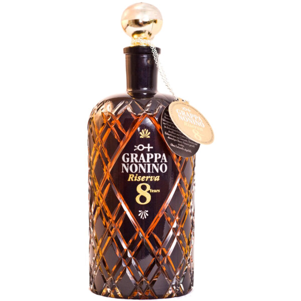Nonino Grappa Riserva 8 Years in Geschenkpackung 43% Vol., 0,7 Liter