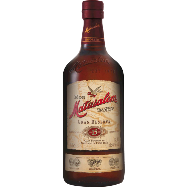 Matusalem Gran Reserva 15 Years Rum 40%, 0,7 Liter