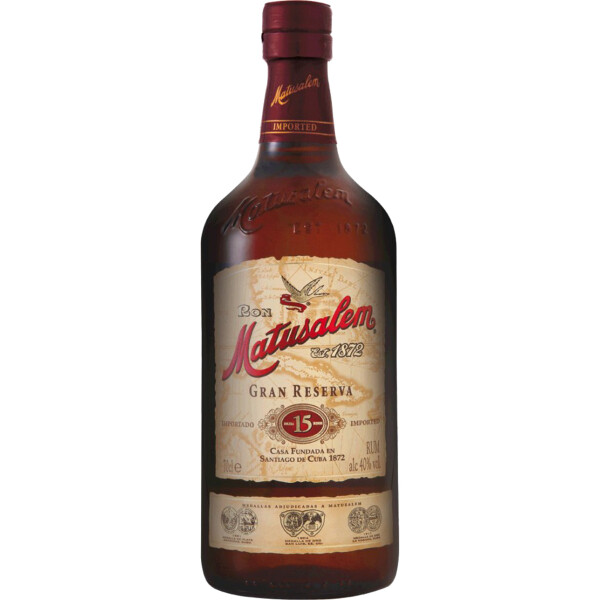 Matusalem Gran Reserva 15 Years Rum 40,0% Vol., 0,7 Liter