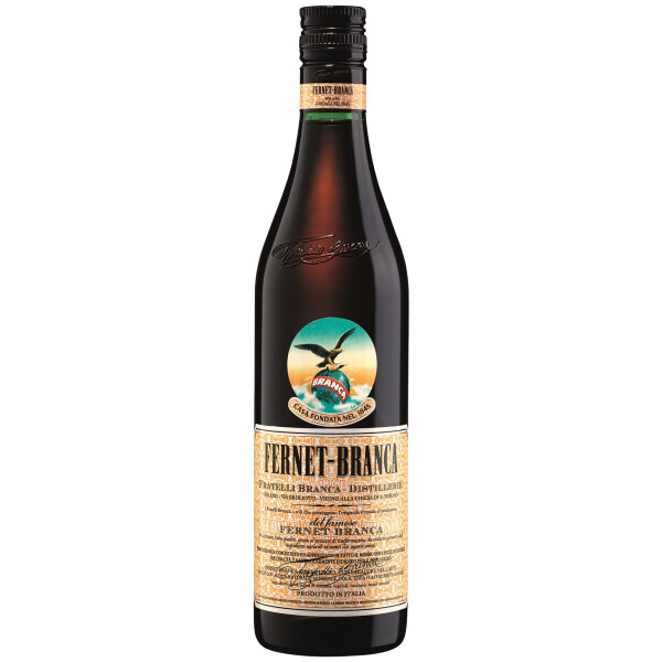 Fernet-Branca Bitter Kräuterlikör 35,0% Vol., 1,0 Liter
