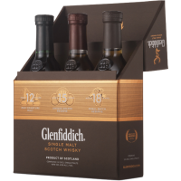 Glenfiddich Mix-Pack (12-15-18 Jahre) Scotch Whisky 40,0% Vol., 3x 0,2 Liter