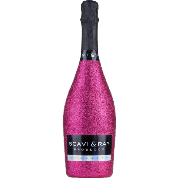 Scavi & Ray Prosecco Spumante Glitzer Pink Bling Edition DOC 0,75 Liter