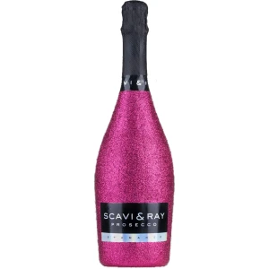 Scavi & Ray Prosecco Spumante Glitzer Pink Bling...