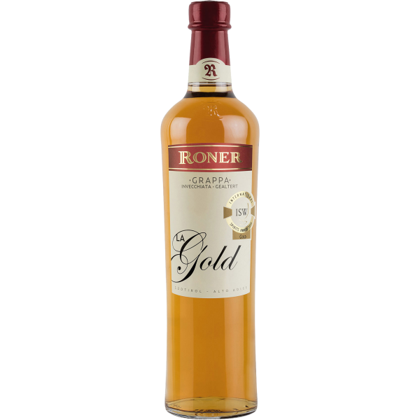 Roner Grappa La Gold 40,0% Vol., 0,7 Liter