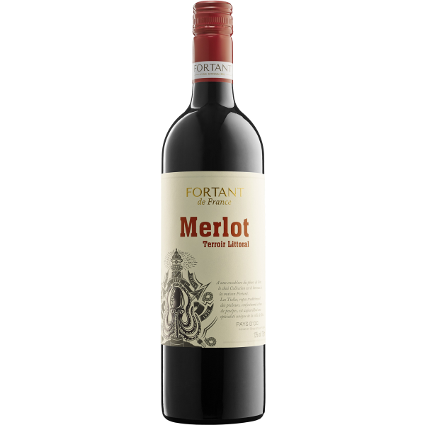 2022 | Merlot Terroir Littoral Vin de Pays d\'Oc IGP 0,75 Liter | Mais