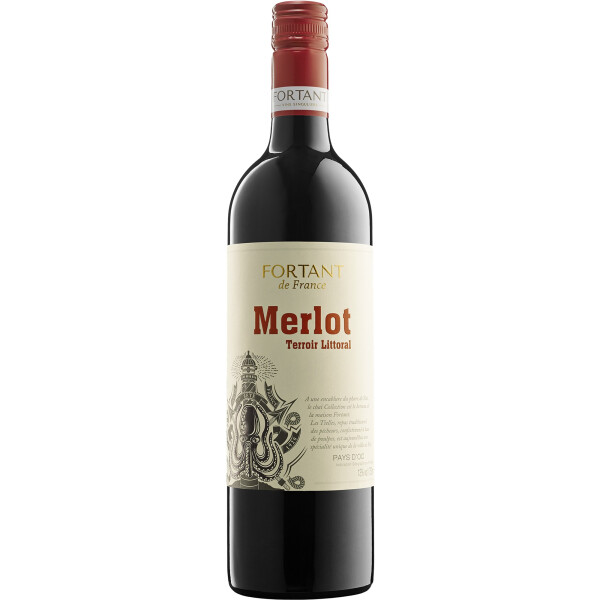 2023 | Merlot Terroir Littoral Vin de Pays dOc IGP 0,75 Liter | Maison Fortant de France