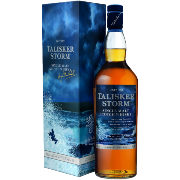 0,7 Single Whisky Vol., Liter, Malt 45,8% Scotch Talisker Storm 35,90