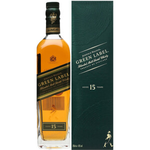 Johnnie Walker Green Label 15 Jahre Scotch Whisky 43,0%...