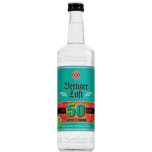 Berliner Luft Super Strong Pfefferminzlikör 50,0% Vol., 0,7 Liter