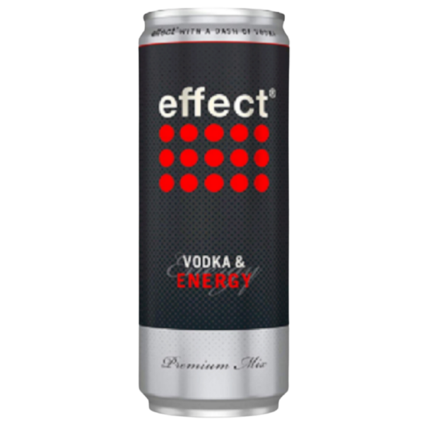 effect - VODKA &amp; ENERGY 0,33 Liter Dose, 2,49