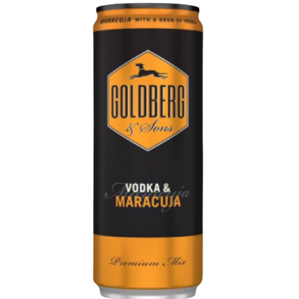 GOLDBERG - VODKA &amp; MARACUJA 0,33 Liter Dose