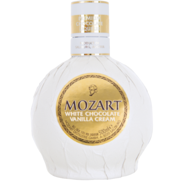 Mozart White Chocolate Vanilla Cream 15% Vol., 0,50 Liter