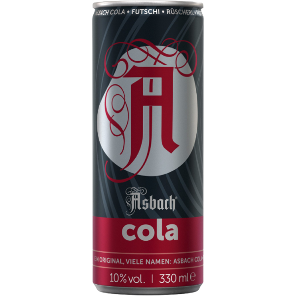 Asbach COOLA - Asbach &amp; Cola 10,0% Vol., 0,33 Liter Dose