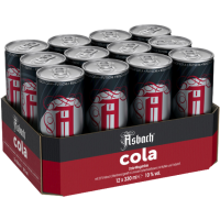 Asbach COOLA - Asbach &amp; Cola 10,0% Vol., (12x 0,33 Liter) Dose