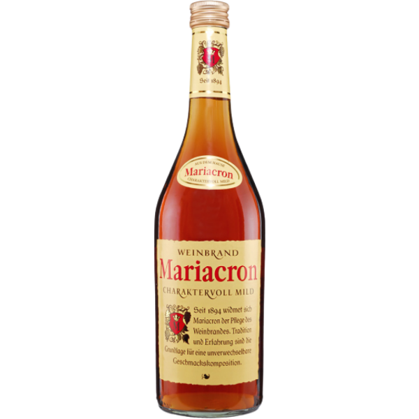 Mariacron Weinbrand 36% 0,7 Liter