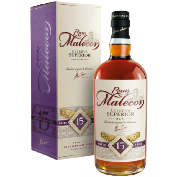 Rum Malecon Reserva Superior 15 Years 40,0% Vol., 0,7 Liter