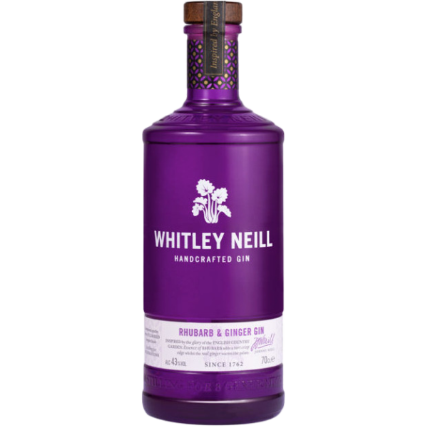 Whitley Neill Rhubarb&amp;Ginger Gin  - 43% Vol., 0,7 Liter