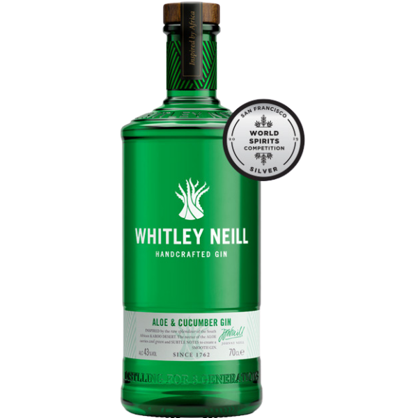 Whitley Neill Aloe &amp; Cucumber Gin  - 43% Vol., 0,7 Liter