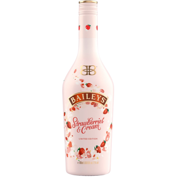 Baileys Strawberries &amp; Cream Irish Cream mit Erdbeer Limitierte Edition 17,0% Vol., 0,7 Liter