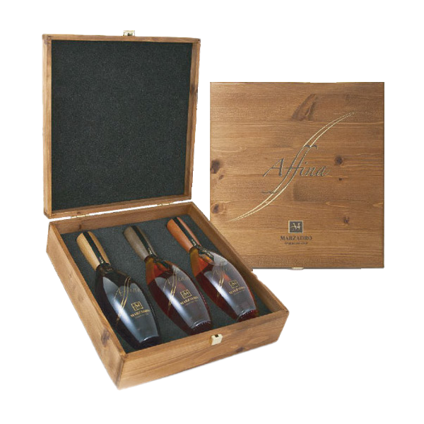 Marzadro Collezione Affina 40-46,5% Vol. 3x 0,35 Liter