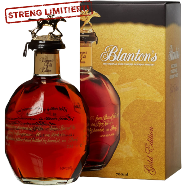 Blantons Gold Edition Kentucky Single Barrel Bourbon Whiskey in Geschenkpackung 51,5% Vol., 0,7 Liter