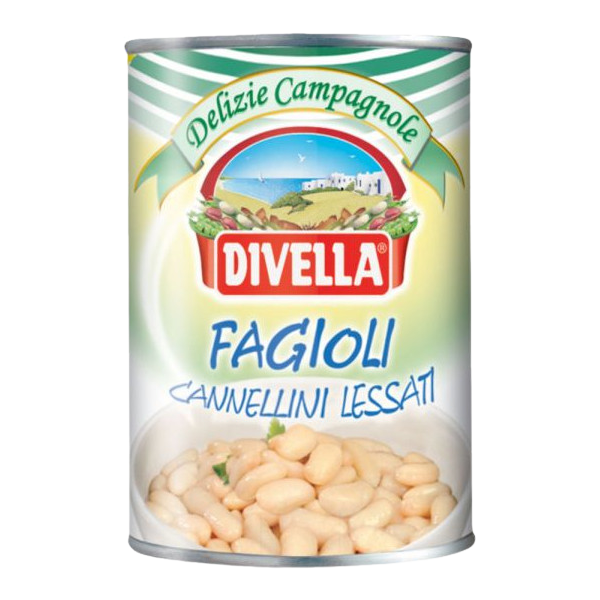 Fagioli Cannellini Lessati (Wei&szlig;e Bohnen) 400 g | Divella