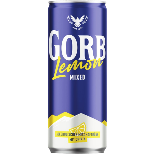Gorbatschow Lemon 10,0% Vol., 0,33 Liter Dose