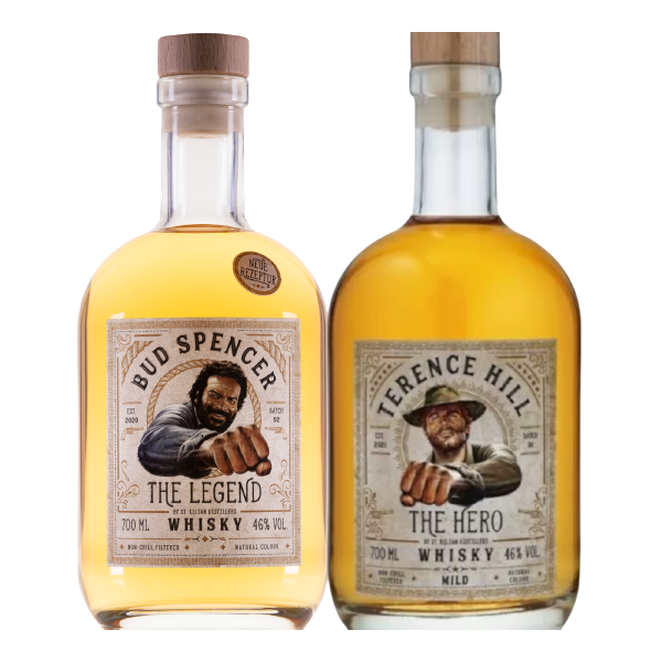 Die Troublemakers - Bud Spencer &amp; Terence Hill -Legenden- Whiskey mild 46,0% Vol., 0,7 Liter