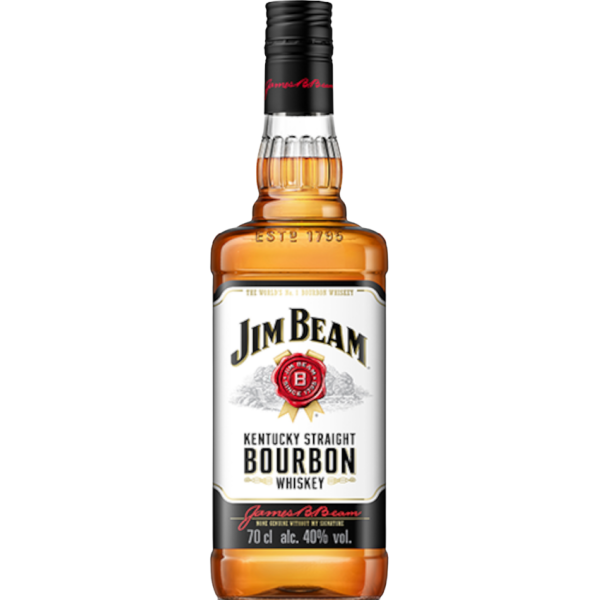 Jim Beam White Kentucky Straight Bourbon Whisky 40,0% Vol., 0,7 Liter