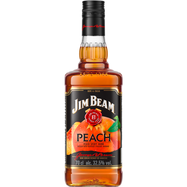 Jim Beam Peach Whisky-Pfirsich-Lik&ouml;r 32,5% Vol., 0,7 Liter